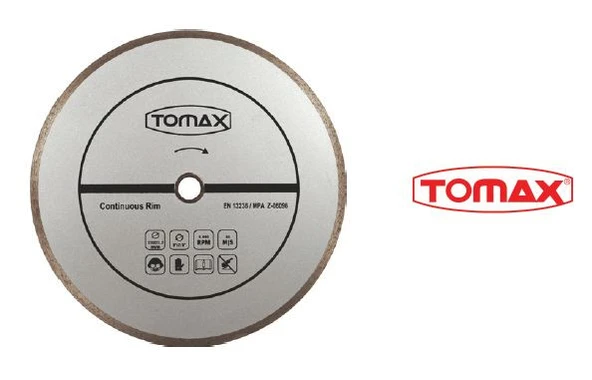 Tomax Sürekli Elmas Fayans Kesici Daire Testere 230 x 2.4 x 22 mm ürün görseli 1
