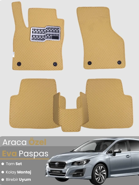 SUBARU LEVORG (2014-2020) Uyumlu EVA Paspas Tam Set–Oto Paspas,Araca Özel,Kolay Montaj ürün görseli 1