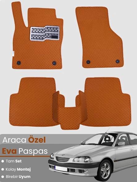 TOYOTA AVENSİS (1997-2003) Uyumlu EVA Paspas Tam Set–Oto Paspas,Araca Özel,Kolay Montaj ürün görseli 1