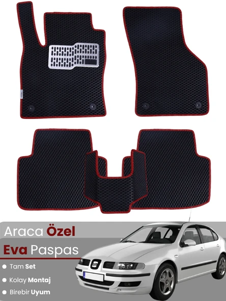SEAT LEON 1M (1998-2004) Uyumlu EVA Paspas Tam Set–Oto Paspas,Araca Özel,Kolay Montaj ürün görseli 1