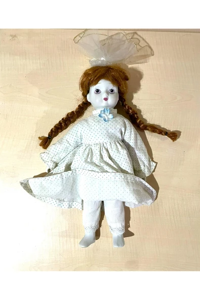 SANAT TACİRİ VİNTAGE 35 CM PORSELEN BEBEK OYUNCAK BEBEK ürün görseli 1