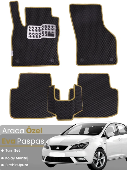 SEAT IBİZA STATİON WAGON (2008-2017) Uyumlu EVA Paspas Tam Set–Oto Paspas,Araca Özel,Kolay Montaj ürün görseli 1