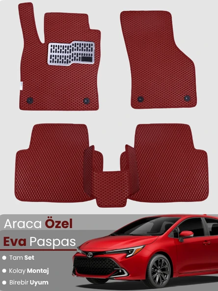 TOYOTA COROLLA HYBRİD HATCHBACK (2019-2025) Uyumlu EVA Paspas Tam Set–Oto Paspas,Araca Özel ürün görseli 1