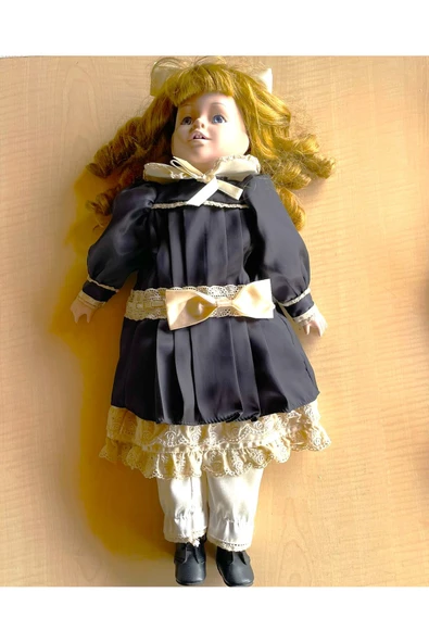 SANAT TACİRİ 50CM 1987 YAPIM DAMGALI PORSELEN BEBEK OYUNCAK BEBEK ürün görseli 1