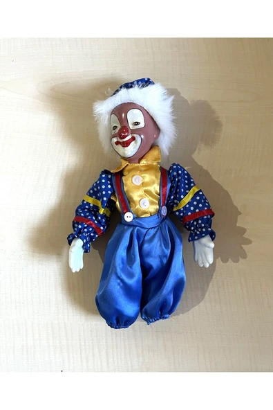 SANAT TACİRİ El Yapımı Porselen Palyaço El Boyama Porselen Bebek N0 390 ürün görseli 1