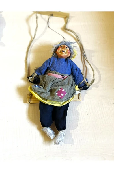 SANAT TACİRİ El Yapımı Porselen Cadı El Boyama Porselen Bebek N0 121 ürün görseli 1