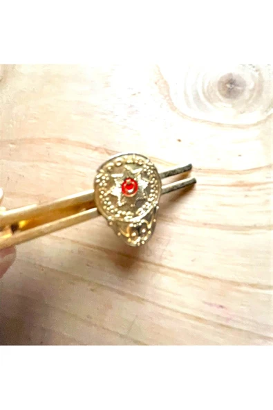 SANAT TACİRİ Vi̇ntage Kiravat İğnesi̇ Poli̇s Kiravat İğnesi̇ ürün görseli 1