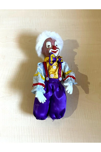 SANAT TACİRİ El Yapımı Porselen Palyaço El Boyama Porselen Bebek N0 387 ürün görseli 1