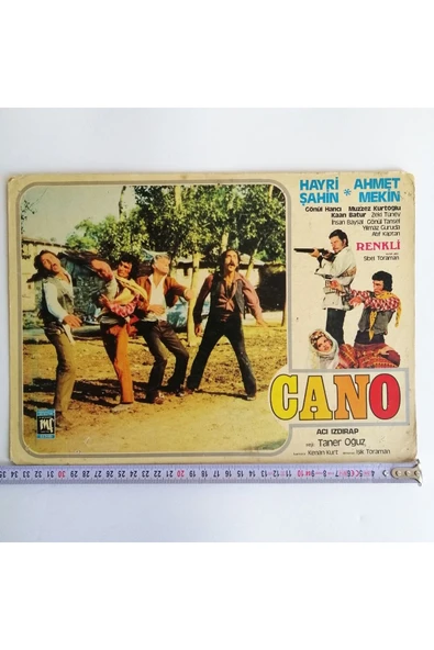 SANAT TACİRİ Büyük Boy Yeşil Çam Film Kartpostalları Koleksiyonluk Film Afişi Cano ürün görseli 1
