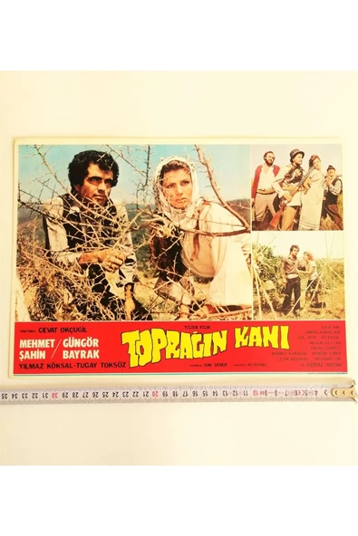 SANAT TACİRİ Büyük Boy Yeşilçam Film Kartpostalı Toprağın Kanı ürün görseli 1