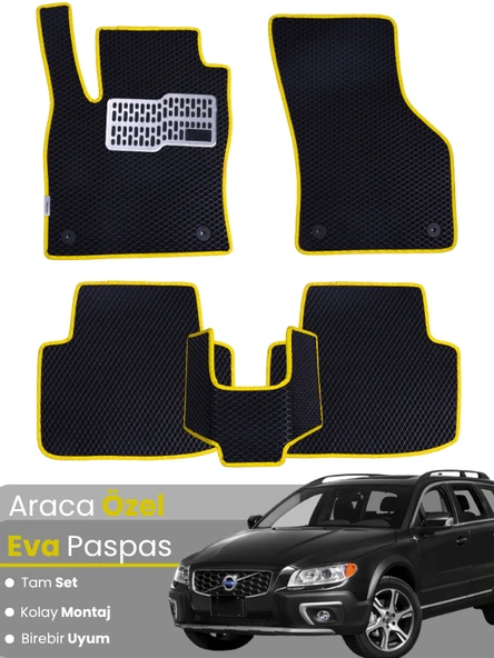 VOLVO XC70 (2007-2016) Uyumlu EVA Paspas Tam Set–Oto Paspas,Araca Özel,Tam Koruma,Kolay Montaj ürün görseli 1