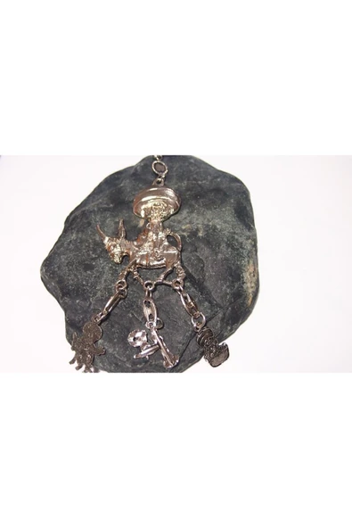 SANAT TACİRİ - Metal Nasrettin Hoca Duvar Süsü - Kapı Süsü - Araba Süsü ürün görseli 1