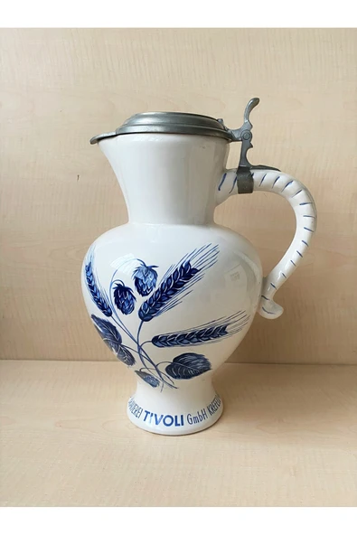 SANAT TACİRİ AVRUPA SÜRAHİ KOLEKSİYONLUK KALIN PORSELEN SÜRAHİ ürün görseli 1