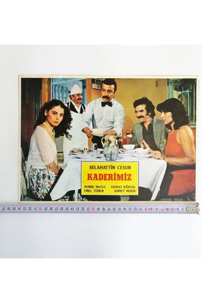 SANAT TACİRİ Büyük Boy Yeşil Çam Film Kartpostalları Koleksiyonluk Film Afişi - Kaderimiz - No 5 ürün görseli 1