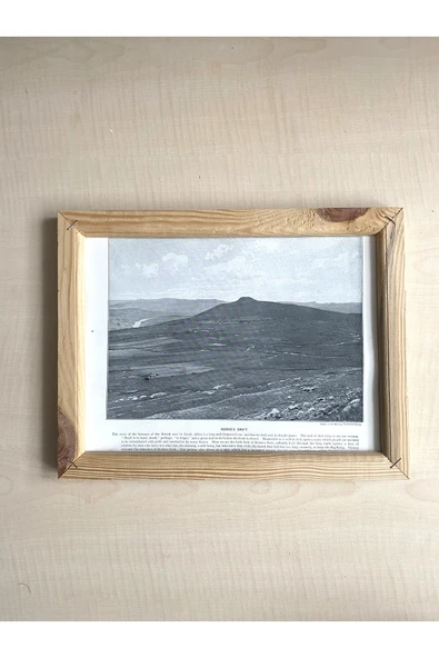 SANAT TACİRİ CAMSIZ ÇİFT TARAFLI AHŞAP ÇERÇEVELİ DİJİTAL BASKI RESİM TABLO RORKE'S DRİFT VE THE RESİDENCY ürün görseli 1