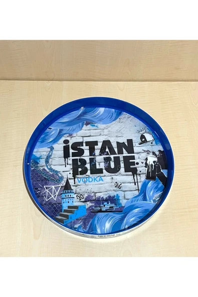 SANAT TACİRİ PLASTİK TEPSİ SUNUMLU BİRA TEPSİSİ İSTANBLUE TEPSİ ürün görseli 1
