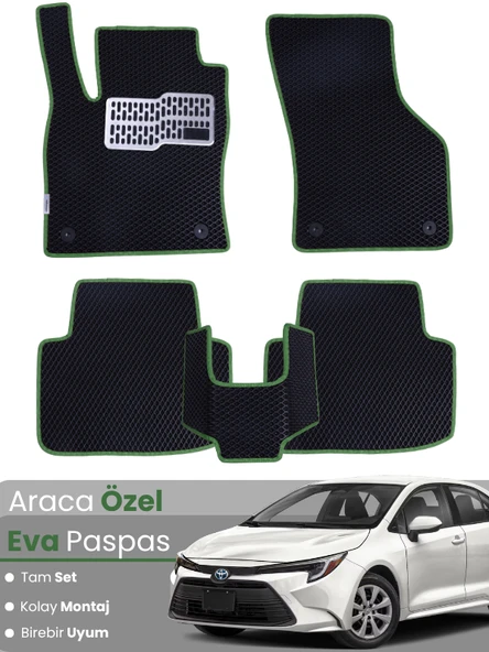 TOYOTA COROLLA HYBRİD SEDAN (2019-2025) Uyumlu EVA Paspas Tam Set–Oto Paspas,Araca Özel ürün görseli 1