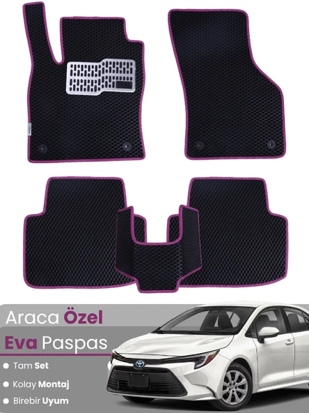 TOYOTA COROLLA HYBRİD SEDAN (2019-2025) Uyumlu EVA Paspas Tam Set–Oto Paspas,Araca Özel ürün görseli 1