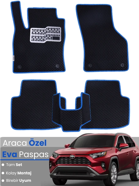 TOYOTA RAV4 (2019-2025) Uyumlu EVA Paspas Tam Set–Oto Paspas,Araca Özel,Su Geçirmez ürün görseli 1