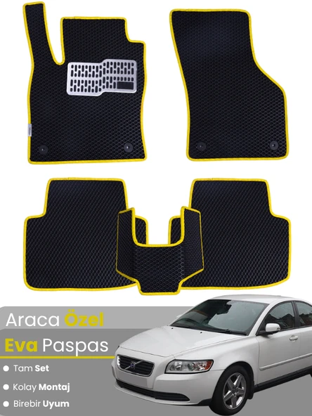 VOLVO S40 (2000-2004) Uyumlu EVA Paspas Tam Set–Oto Paspas,Araca Özel,Tam Koruma ürün görseli 1