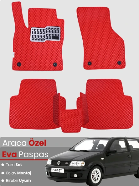VOLKSWAGEN POLO 6N2 (2000-2001) Uyumlu EVA Paspas Tam Set–Oto Paspas,Araca Özel,Tam Koruma ürün görseli 1