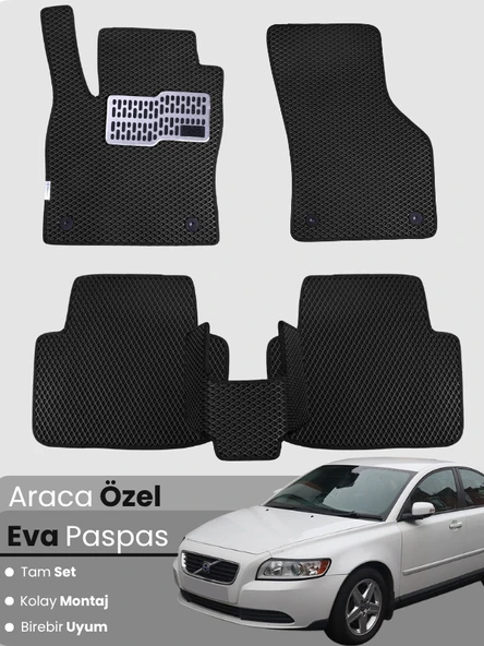 VOLVO S40 (2000-2004) Uyumlu EVA Paspas Tam Set–Oto Paspas,Araca Özel,Tam Koruma ürün görseli 1