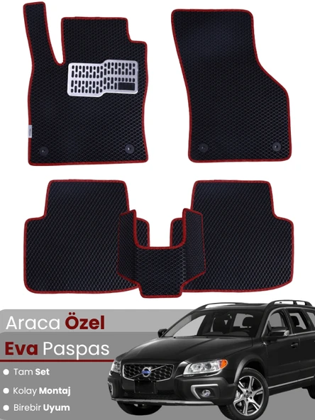VOLVO XC70 (2007-2016) Uyumlu EVA Paspas Tam Set–Oto Paspas,Araca Özel,Tam Koruma,Kolay Montaj ürün görseli 1