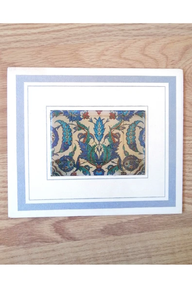 SANAT TACİRİ ÇİNİ SERAMİK TEMALI METAL KARTPOSTAL ürün görseli 1