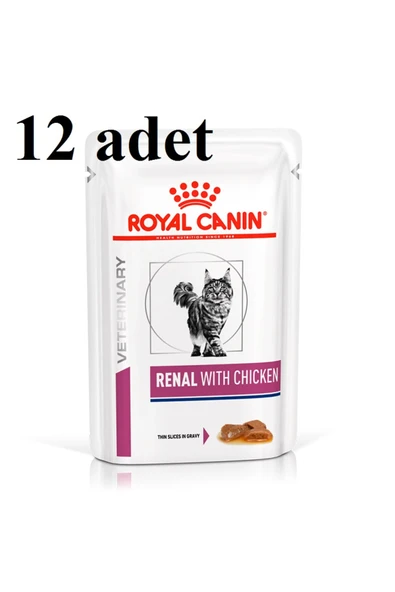Royal Canin Veterinary Renal Tavuklu Kedi Konservesi 85 gr x 12 ADET ürün görseli 1