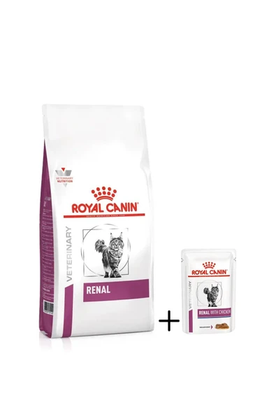 Royal Canin Veterinary Renal Kedi Kuru Maması 2 kg ürün görseli 1