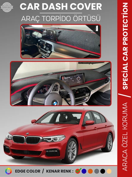 BMW G30 G31 G38 (2017+) Torpido Örtüsü Ön Göğüs Koruma Torpido Koruma Çatlamayı Engeller Tam Uyum ürün görseli 1