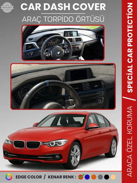 Bmw E39 (2006-2010) Torpido Örtüsü Ön Göğüs Koruma Torpido Koruma Araca Özel Kaymaz Kolay Montaj ürün görseli 1