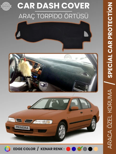 NİSSAN PRİMERA P11 (1996-2000) Torpido Örtüsü Premium Kalite Torpido Koruma Araca Özel UV Koruma ürün görseli 1
