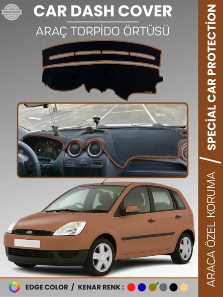 FORD FİESTA (2002-2009) Torpido Örtüsü Ön Panel Koruma Tam Uyum Çatlamayı Önler Kolay Montaj ürün görseli 1
