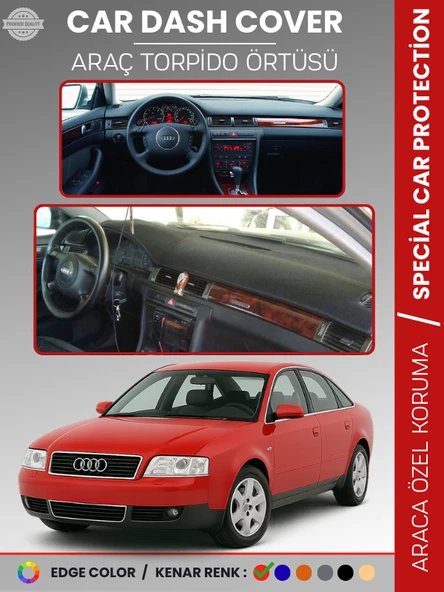 AUDİ A3 (2020+) Torpido Örtüsü Ön Göğüs Koruma Torpido Koruma Araca Özel Kaymaz Kolay Montaj ürün görseli 1