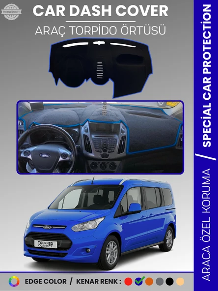 FORD TORNEO CONNECT (2013-2020) Torpido Örtüsü  Torpido Koruma Çatlamayı Engeller Tam Uyum ürün görseli 1