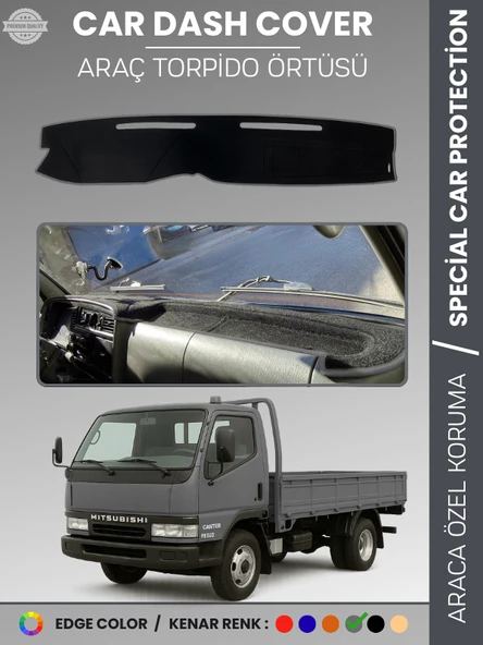 MITSUBISHI FUSO CANTER (1998-2006) Torpido Örtüsü Premium Kalite Torpido Koruma Özel Kesim UV Koruma ürün görseli 1