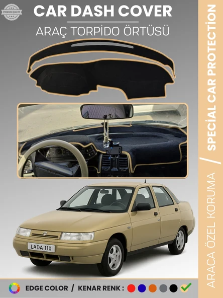 LADA 110 VEGA (1995-2007) Torpido Örtüsü Ön Panel Halı Torpido Koruma Tam Uyum Araca Özel Kaymaz ürün görseli 1