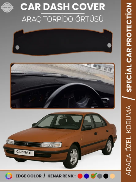TOYOTA CARİNA-CORONA T190 AİRBAGLİ (1991-1997) Torpido Örtüsü Ön Göğüs Halı Tam Uyum ürün görseli 1