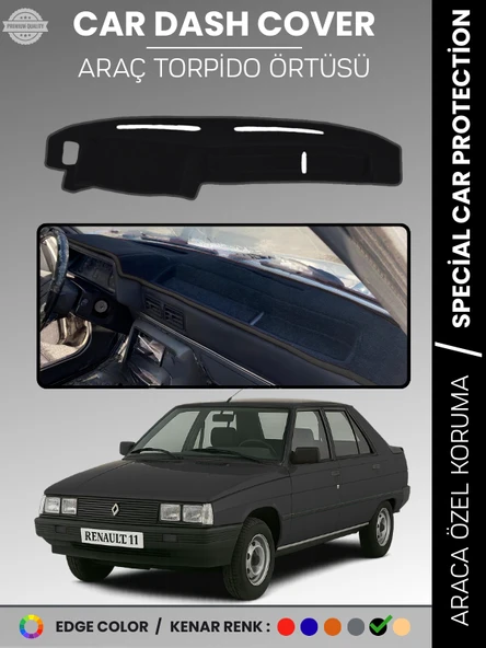 RENAULT 11 Torpido Örtüsü Ön Göğüs Koruma Araca Özel Çatlamayı Önler Kaymaz Kolay Montaj UV Koruma ürün görseli 1