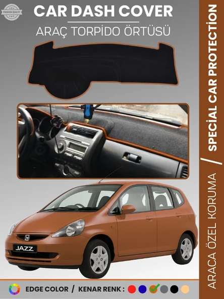 HONDA JAZZ (2002-2007) Torpido Örtüsü Torpido Koruma Tam Uyum Çatlamayı Önler Kolay Montaj ürün görseli 1