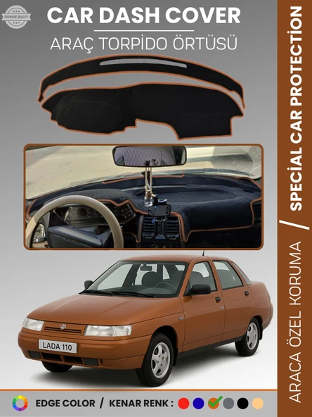LADA 110 VEGA (1995-2007) Torpido Örtüsü Ön Panel Halı Torpido Koruma Tam Uyum Araca Özel Kaymaz ürün görseli 1