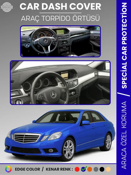 MERCEDES E200 / E220 / E250 / E300 W212 (2009-2016) Torpido Örtüsü Premium Kalite Torpido Koruma ürün görseli 1