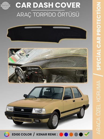 TOFAŞ DOĞAN SLX / ŞAHİN SLX (1993-2002)YÜKSEK GÖĞÜS TORPİDO - Ön Göğüs Halı Torpido Koruma Tam Uyum ürün görseli 1