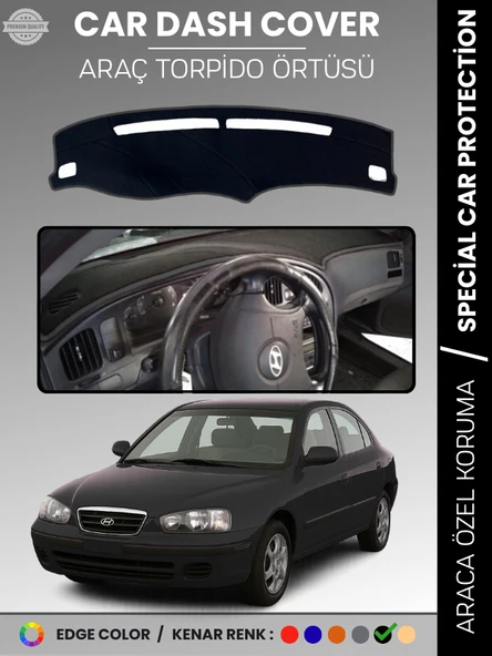 HYUNDAİ ELANTRA (1997-2006) Torpido Örtüsü Ön Panel Halı Araca Özel Çatlamayı Önler Kaymaz ürün görseli 1