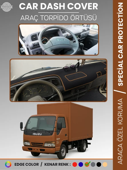 ISUZU NKR WIDE (1997-2005) EKRANSIZ Torpido Ön Panel Torpido Koruma Çatlamayı Engeller Tam Uyum ürün görseli 1
