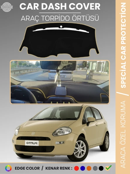 FIAT PUNTO GRANDE (2005-2018) Torpido Örtüsü Torpido Koruma Tam Uyum Kaymaz Kolay Montaj ürün görseli 1