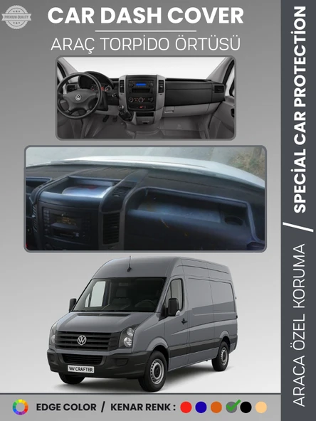 VOLKSWAGEN CRAFTER 1.NESİL LT3 KASA (2012-2019) Torpido Örtüsü Ön Göğüs Koruma ürün görseli 1