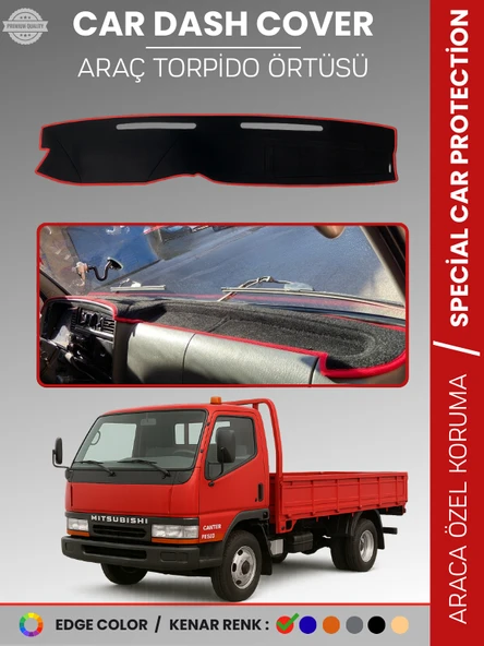 MITSUBISHI FUSO CANTER (1998-2006) Torpido Örtüsü Premium Kalite Torpido Koruma Özel Kesim UV Koruma ürün görseli 1