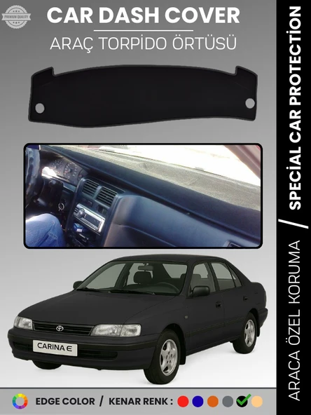 TOYOTA CARİNA-CORONA T190 AİRBAGSİZ (1991-1997) Torpido Örtüsü Ön Göğüs Halı Tam Uyum ürün görseli 1